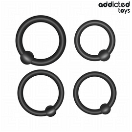 Additional view 3 of Addicted Toys - Pressure Silicone Rings Set