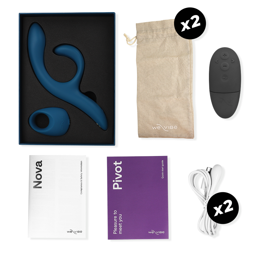 Additional view 3 of We-Vibe Date Night Set - Couples Toy Set