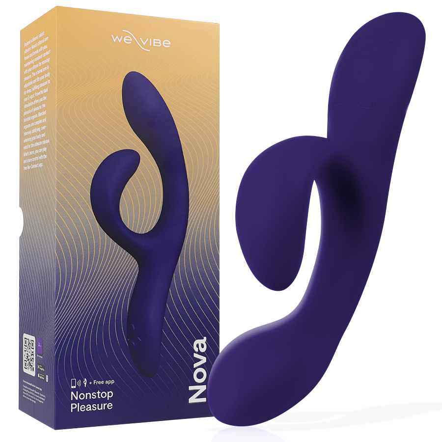 We-Vibe Nova 2 - App-Controlled Rabbit Vibrator, Midnight Blue Secondary image