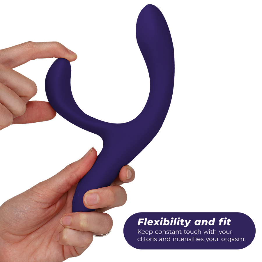 Additional view 6 of We-Vibe Nova 2 - App-Controlled Rabbit Vibrator, Midnight Blue