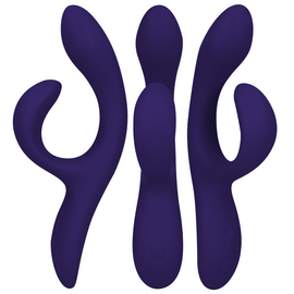 Additional view 4 of We-Vibe Nova 2 - App-Controlled Rabbit Vibrator, Midnight Blue