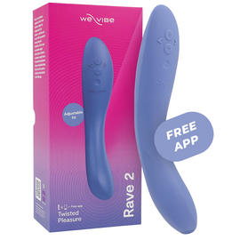 We-Vibe Rave 2 - App-Controlled G-Spot Vibrator, Cosmic Pink