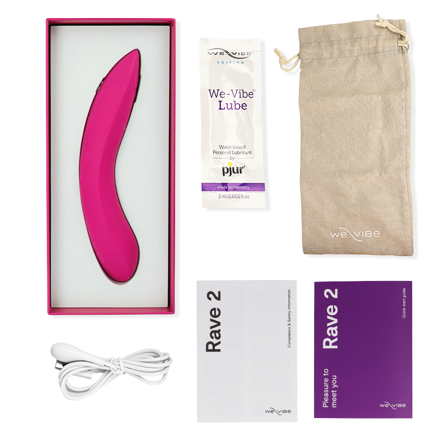 We-Vibe Rave 2 - App-Controlled G-Spot Vibrator, Cosmic Pink Secondary image