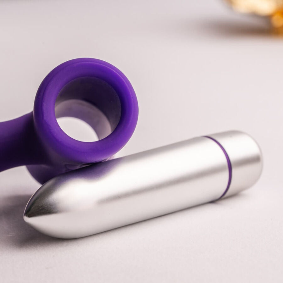 Additional view 5 of Rocks-Off Petite Sensations Teazer - Vibrating Anal Plug, Purple