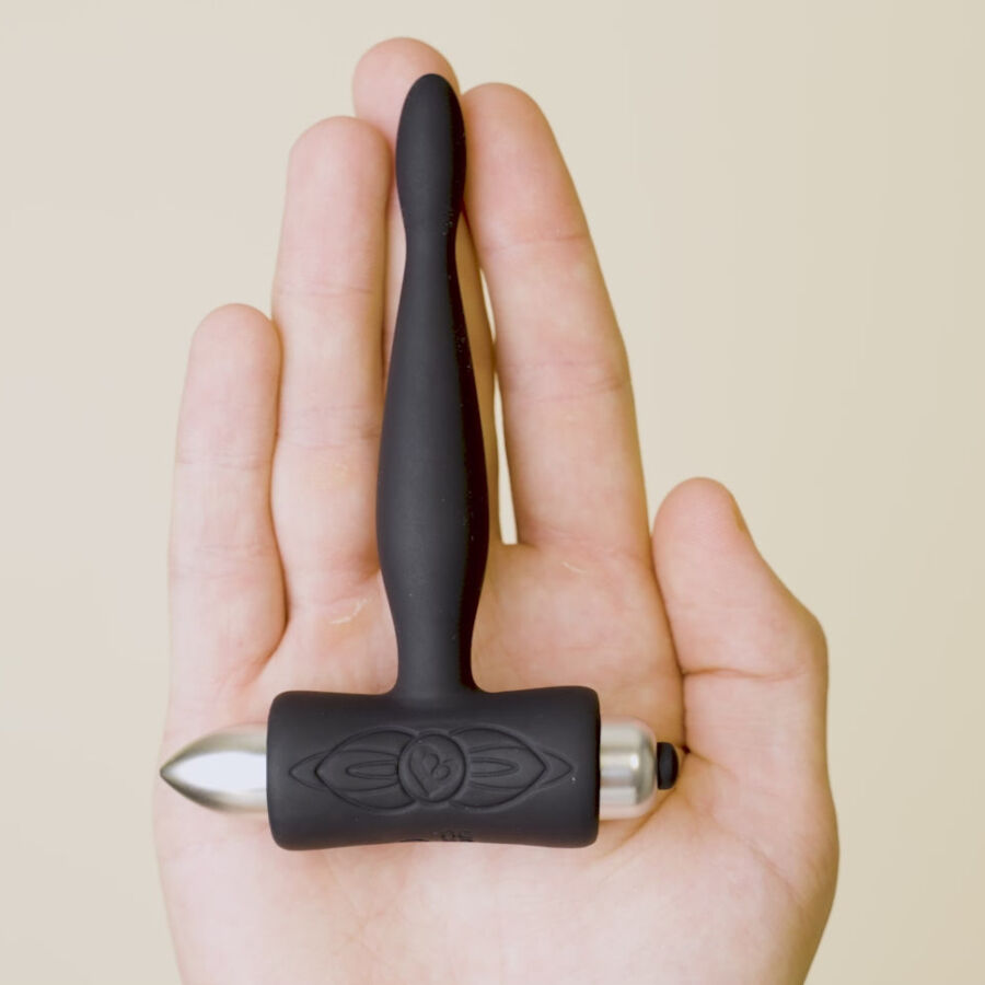Additional view 2 of Rocks-Off Petite Sensations Teazer - Vibrating Anal Plug, Black