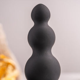Additional view 5 of Rocks-Off Petite Sensations Bubbles - Vibrating Anal Plug, Black