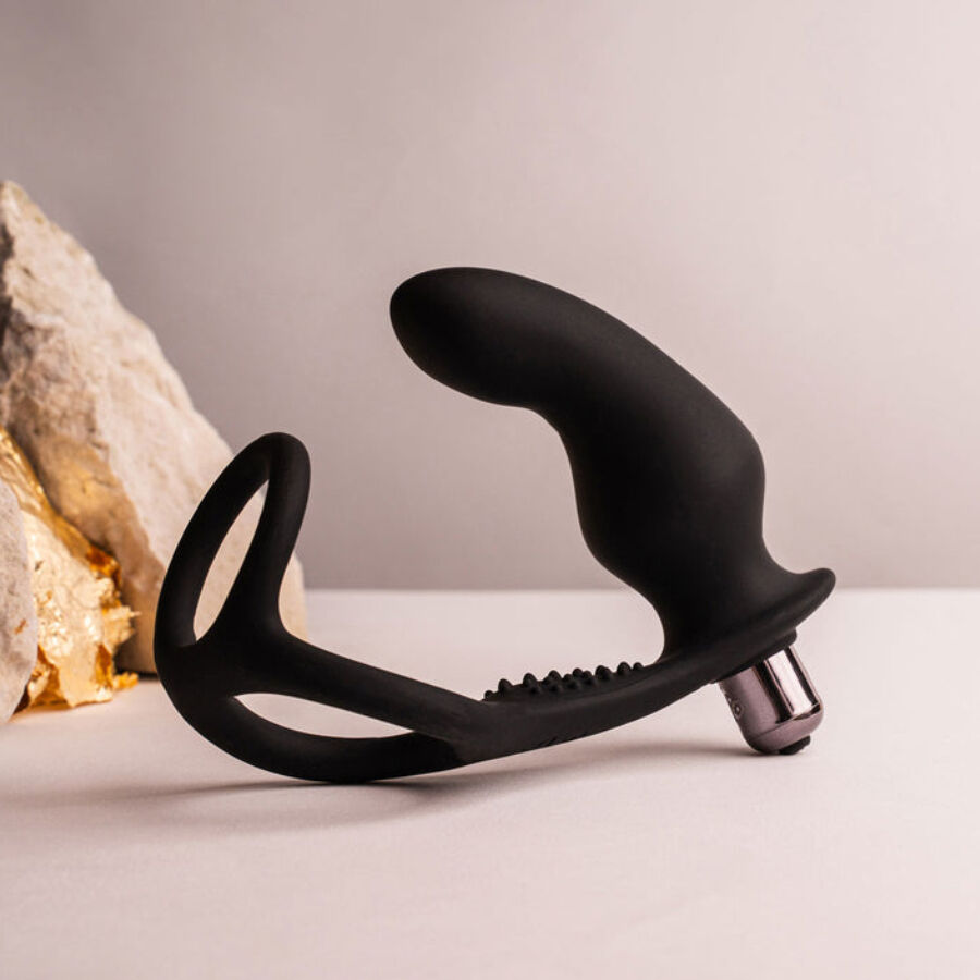 Rocks-Off Ro-Zen RRO - Anal Plug & Vibrating Ring, Black Secondary image