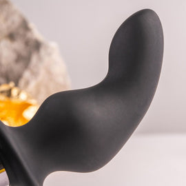 Additional view 3 of Rocks-Off Ro-Zen RRO - Anal Plug & Vibrating Ring, Black
