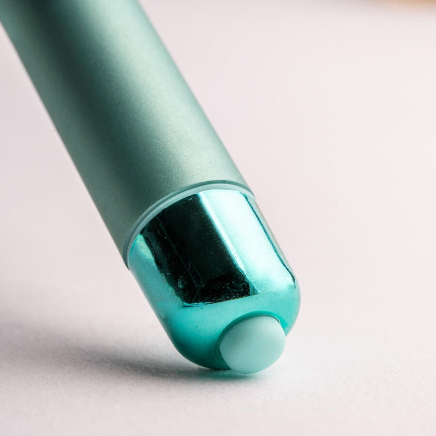 Additional view 4 of Rocks-Off RO-90 Aqua Lily - Vibrating Bullet, Water Green