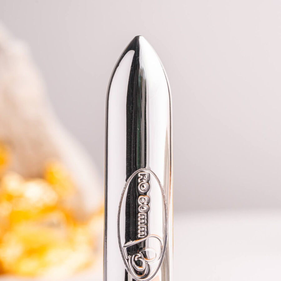 Additional view 2 of Rocks-Off RO-80 Chrome - Vibrating Bullet, Chrome