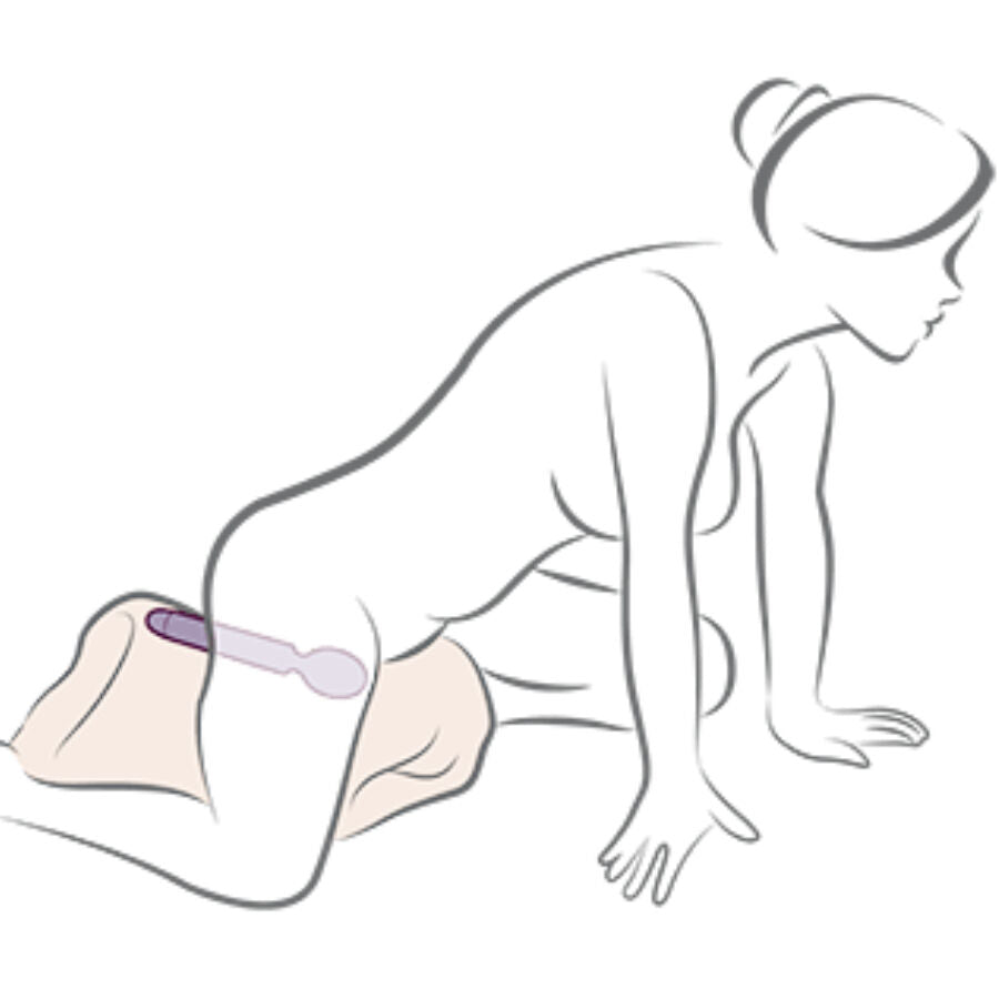 Additional view 8 of Rocks-Off Oriel - Flexible Wand Massager, Fuchsia