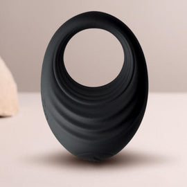 Additional view 3 of Rocks-Off Spire - Vibrating Performance Ring, Black