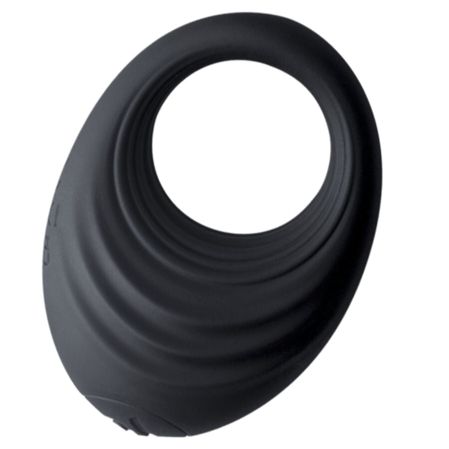 Additional view 4 of Rocks-Off Spire - Vibrating Performance Ring, Black