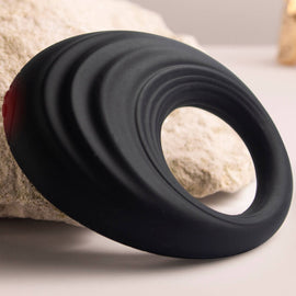 Rocks-Off Spire - Vibrating Performance Ring, Black