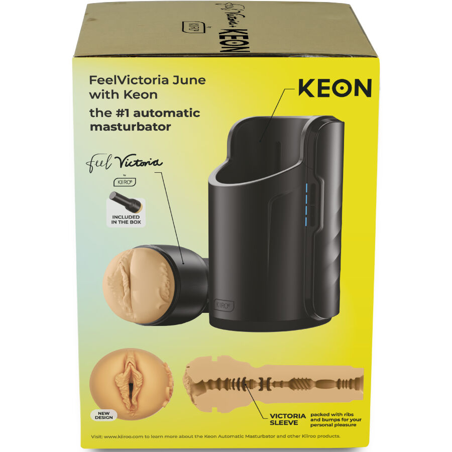 Additional view 2 of Kiiroo Keon WiFi Combo Victoria June - Interactive Stroker