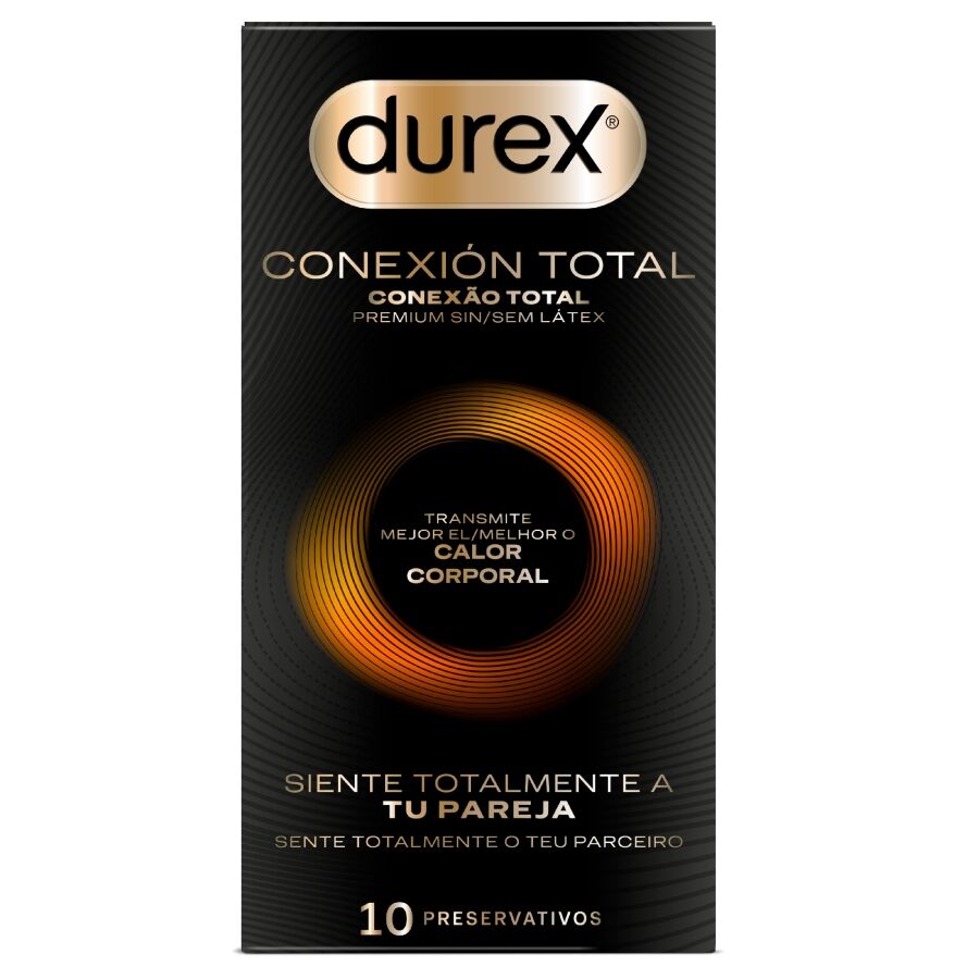 Durex Total Connection - Latex-Free Condoms, 10 Pack Main image