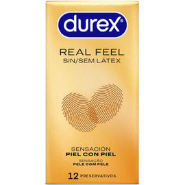 Durex Real Feel - Latex-Free Condoms, 12 Pack