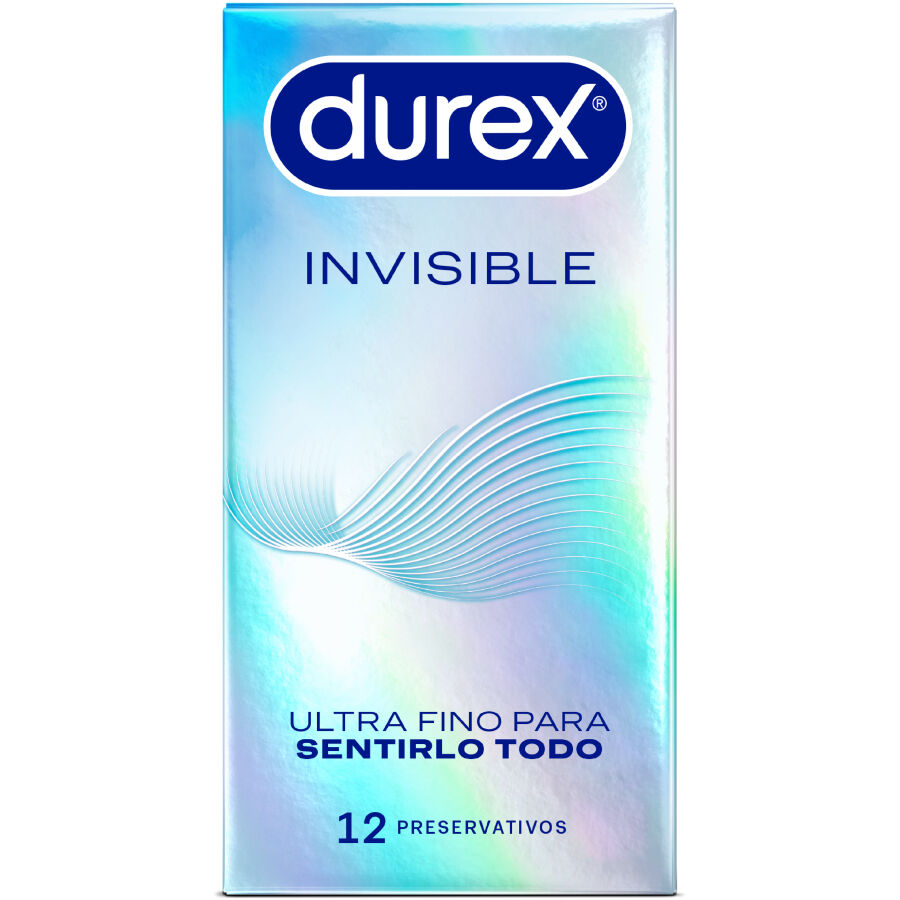 Durex Invisible - Ultra-Thin Condoms, 12 Pack
