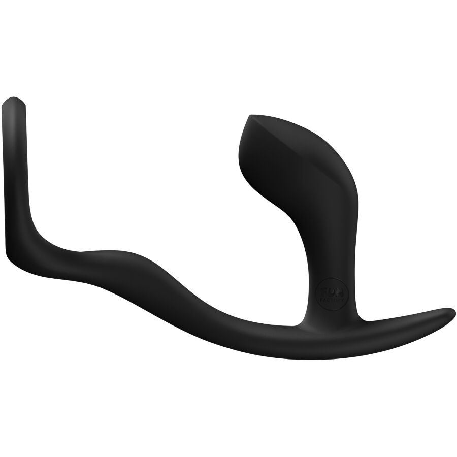 Additional view 2 of Fun Factory Bootie Ring - Anal Plug, Black