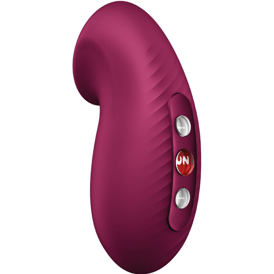 Additional view 3 of Fun Factory Desire - Air-Pulse Clitoral Stimulator, Wine Red