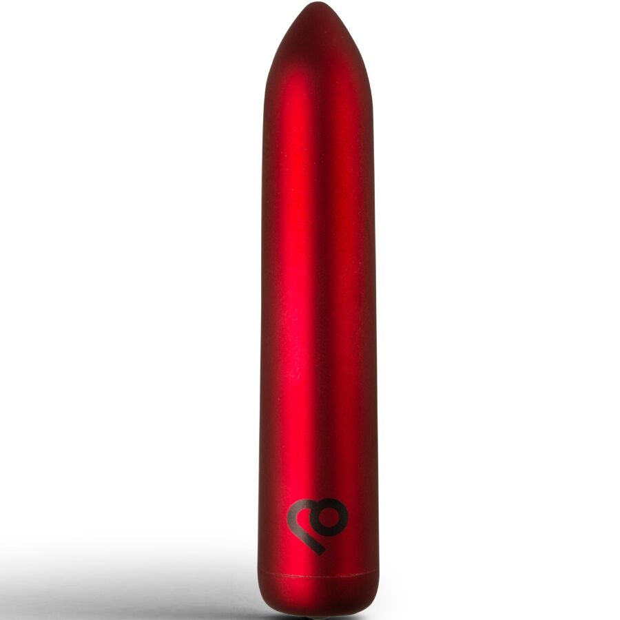 Additional view 2 of Rocks-Off Rechargeable Bullet - Bullet Vibrator, Poppy Red