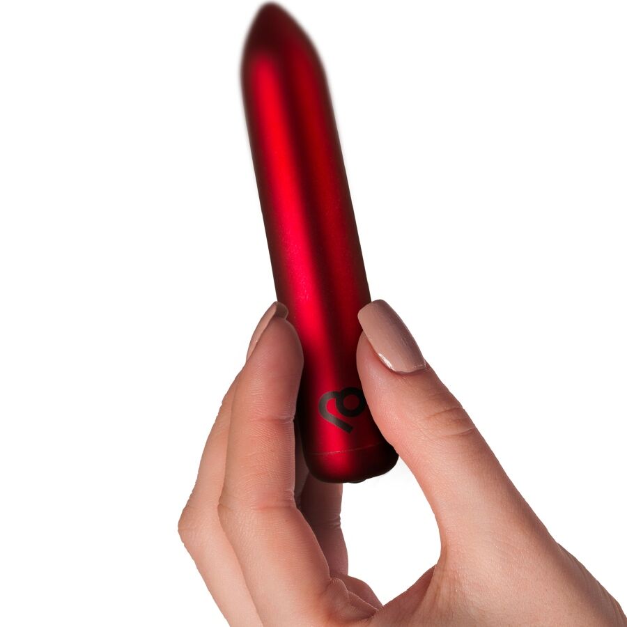 Additional view 5 of Rocks-Off Rechargeable Bullet - Bullet Vibrator, Poppy Red