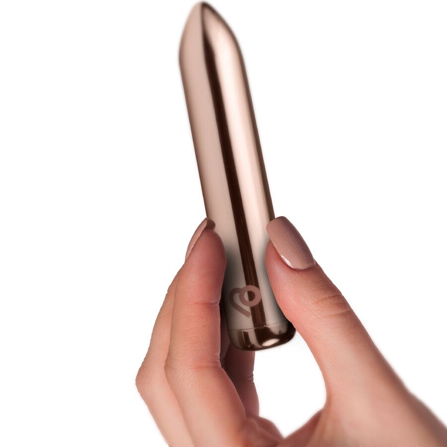 Additional view 5 of Rocks-Off Rechargeable Bullet - Bullet Vibrator, Golden Rose