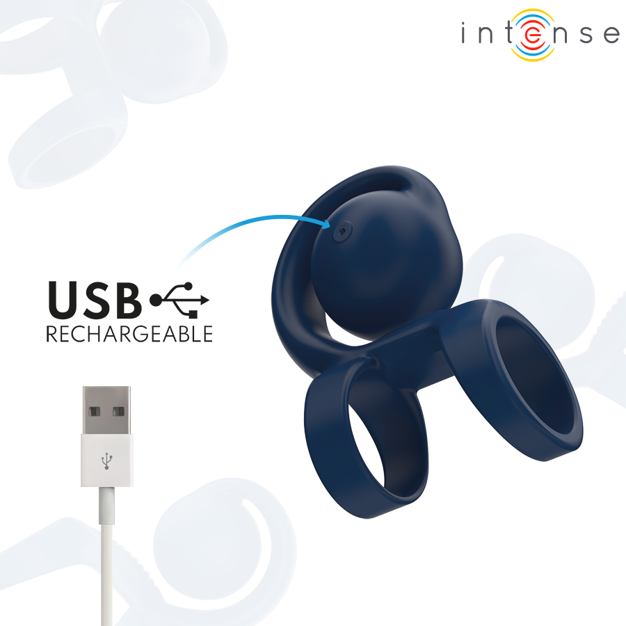 Additional view 8 of Intense Tyson - Vibrating Performance Ring, Ø 3.2 cm