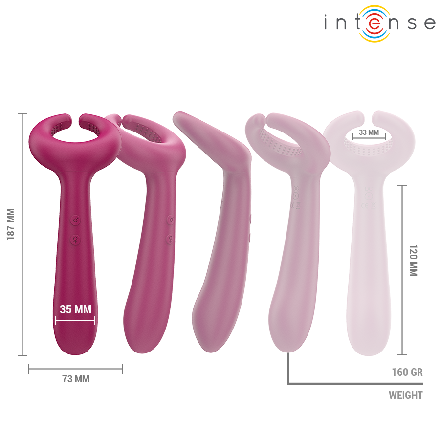 Additional view 3 of Intense Rowan - Inclusive Couples Vibrator
