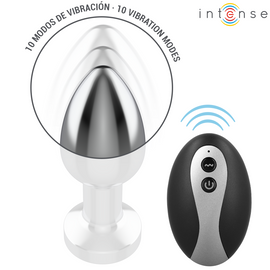 Additional view 4 of Intense LED Metal Anal Plug - Size S