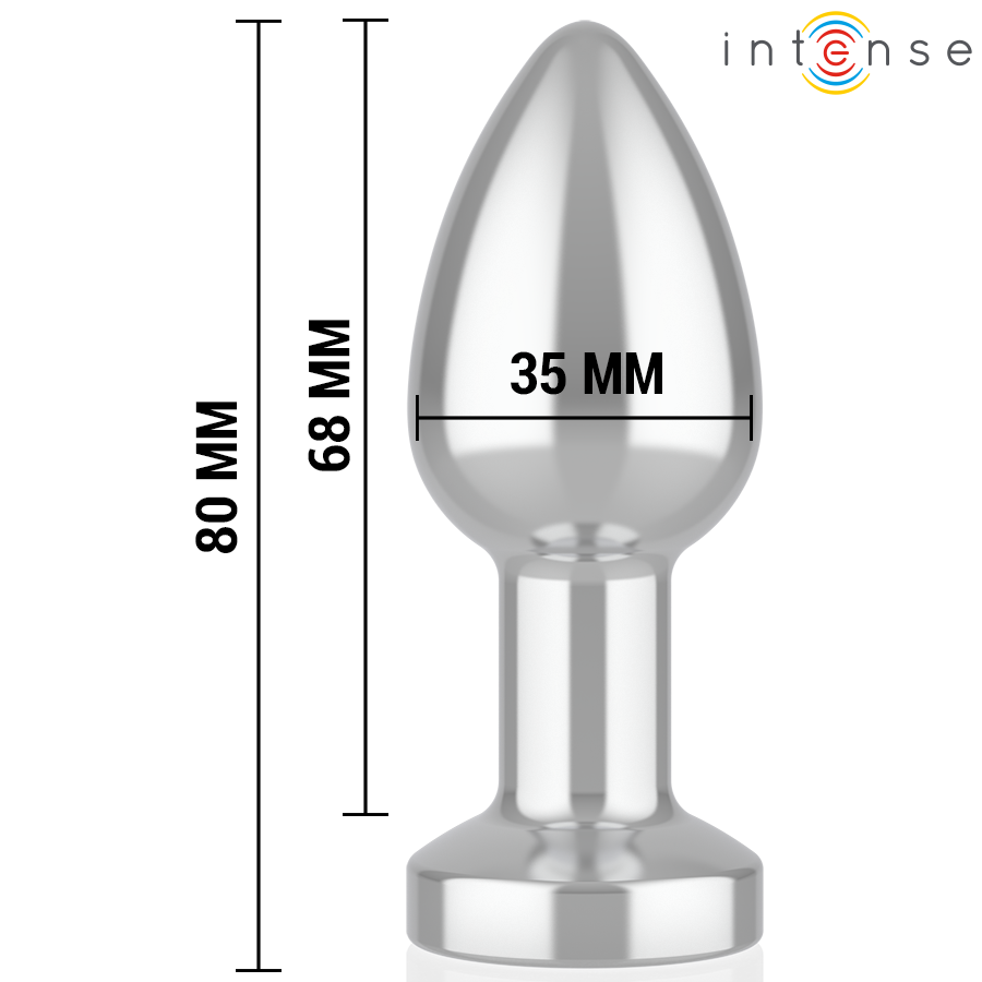 Additional view 5 of Intense LED Metal Anal Plug - Size S