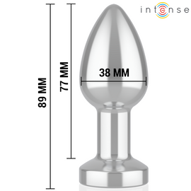 Additional view 6 of Intense LED Metal Anal Plug - Size M
