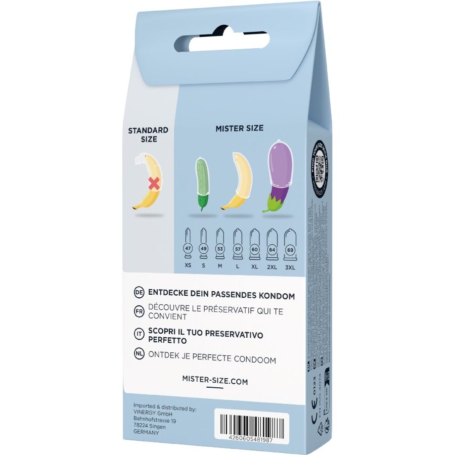 Additional view 4 of Mister Size Test Set - 3 Condom Sizes