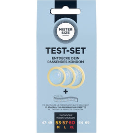 Mister Size Test Set - 3 Condom Sizes