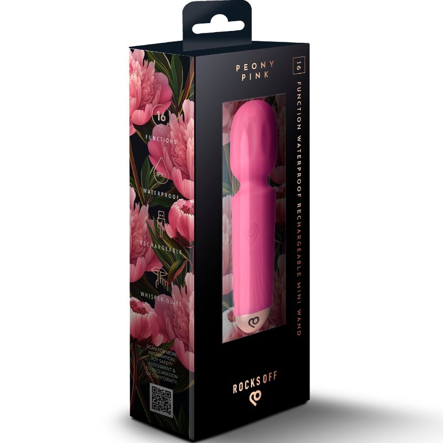 Rocks-Off Black Tulip - Rechargeable Mini Wand