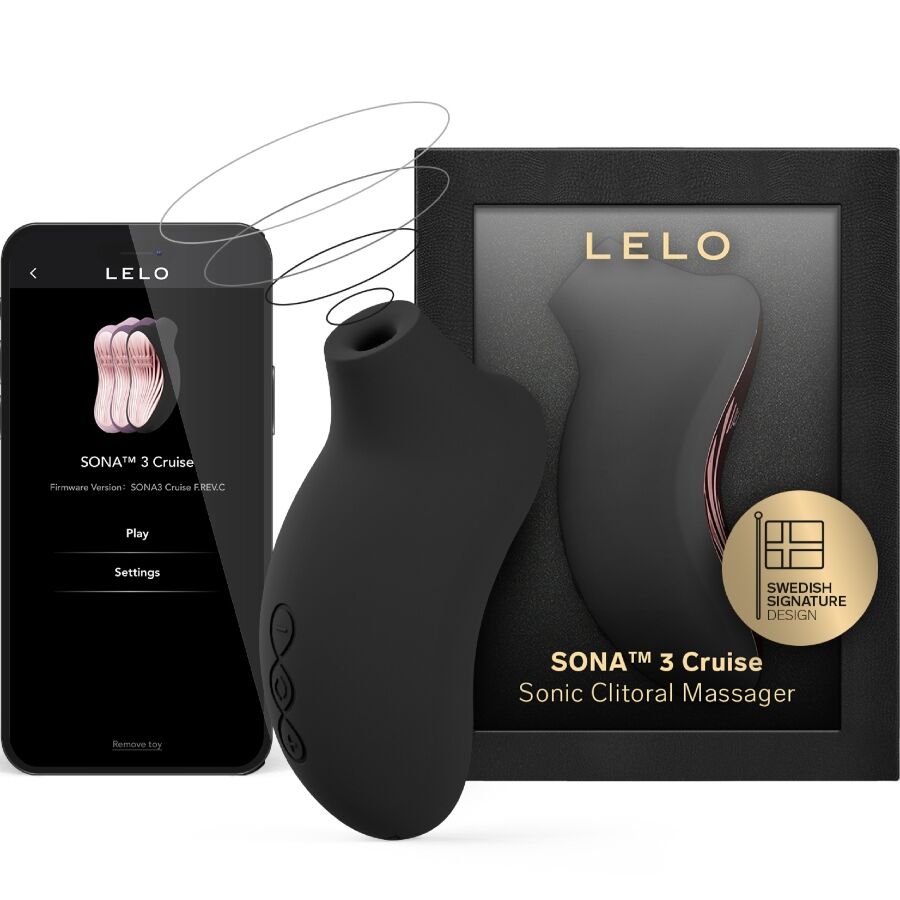 LELO Sona 3 Cruise - Sonic Clitoral Stimulator, Black