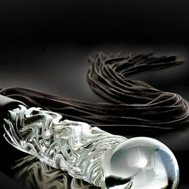 Additional view 3 of Icicles No. 38 - Glass Anal Plug, Transparent