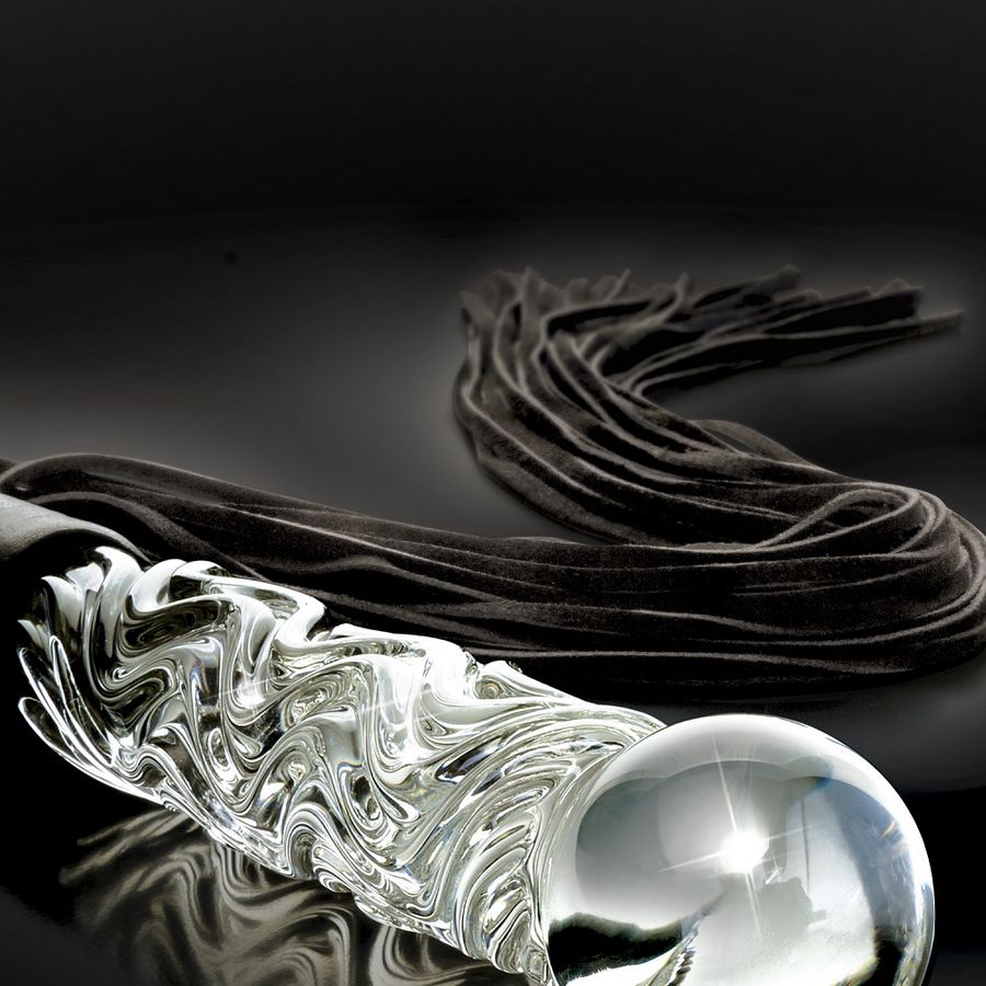 Additional view 3 of Icicles No. 38 - Glass Anal Plug, Transparent