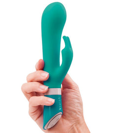 Additional view 4 of B Swish Bwild Deluxe Bunny - Rabbit Vibrator, Jade