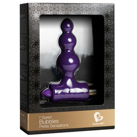 Rocks-Off Petite Bubbles - Vibrating Anal Plug, Lilac