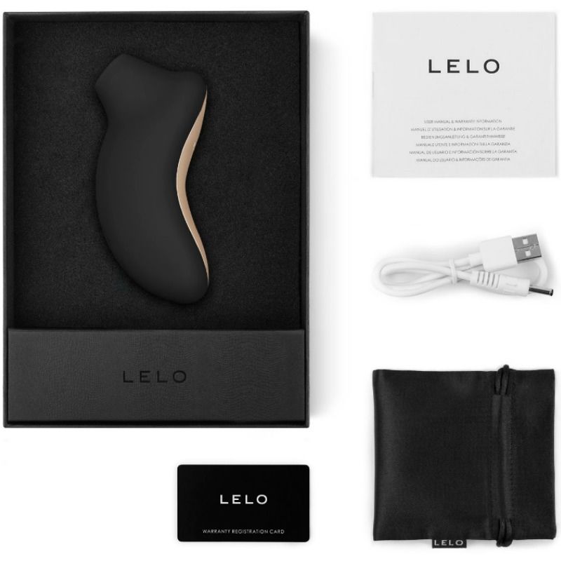 Additional view 2 of LELO Sona - Sonic Clitoral Stimulator, Black