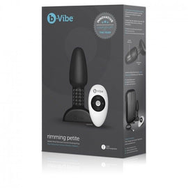 B-Vibe Rimming Petite - Remote-Control Anal Plug, Black