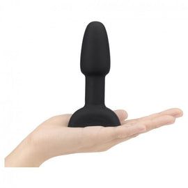 Additional view 8 of B-Vibe Rimming Petite - Remote-Control Anal Plug, Black