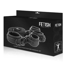 Fetish Submissive – Bettfessel-Set mit Manschetten