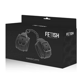 Fetish Submissive - Vegan Leather Handcuffs