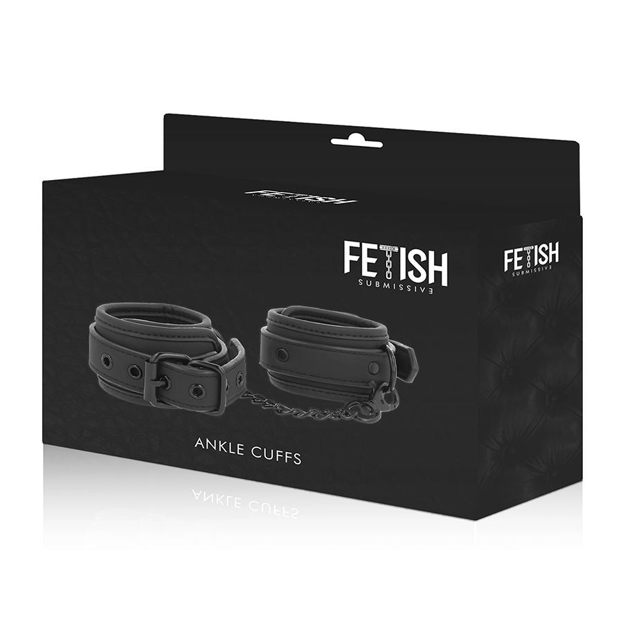 Fetish Submissive - Vegan Leather Ankle Cuffs Main image