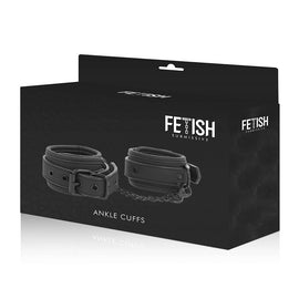 Fetish Submissive - Vegan Leather Ankle Cuffs