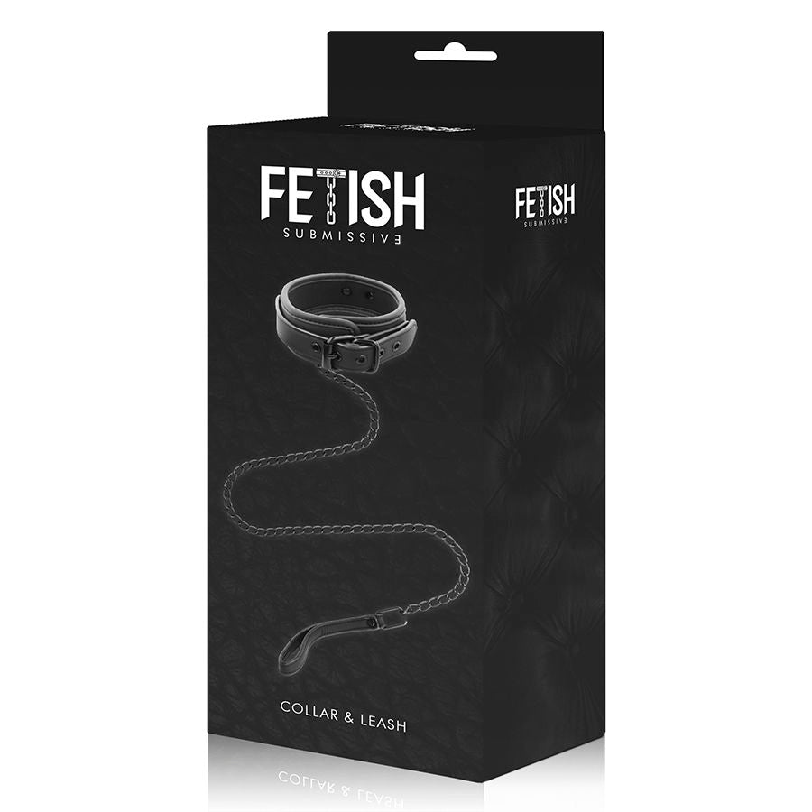 Fetish Submissive - Neoprene-Lined Chain Collar Main image