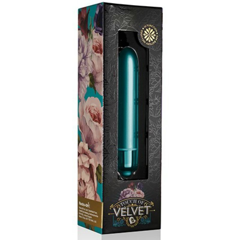 Rocks-Off Touch of Velvet Peacock Petals - Vibrating Bullet Main image