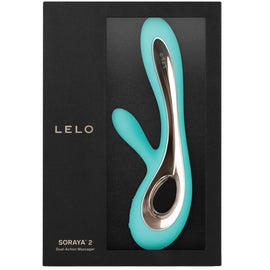 LELO Soraya 2 - Rabbit Vibrator, Aqua Green